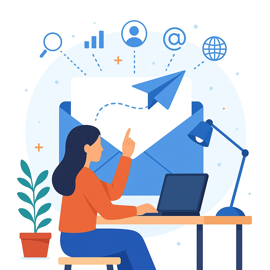 Persona che consulta messaggi sullo smartphone