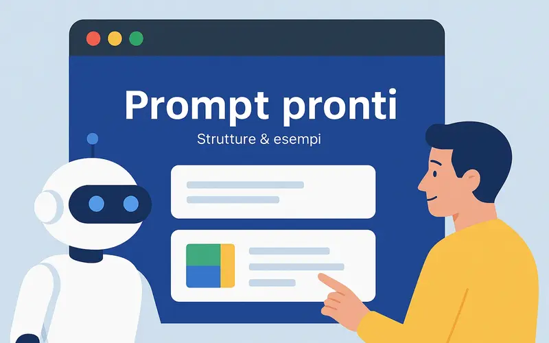 Schermata prompt e risultati